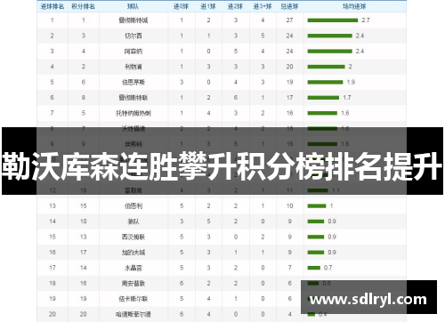 勒沃库森连胜攀升积分榜排名提升
